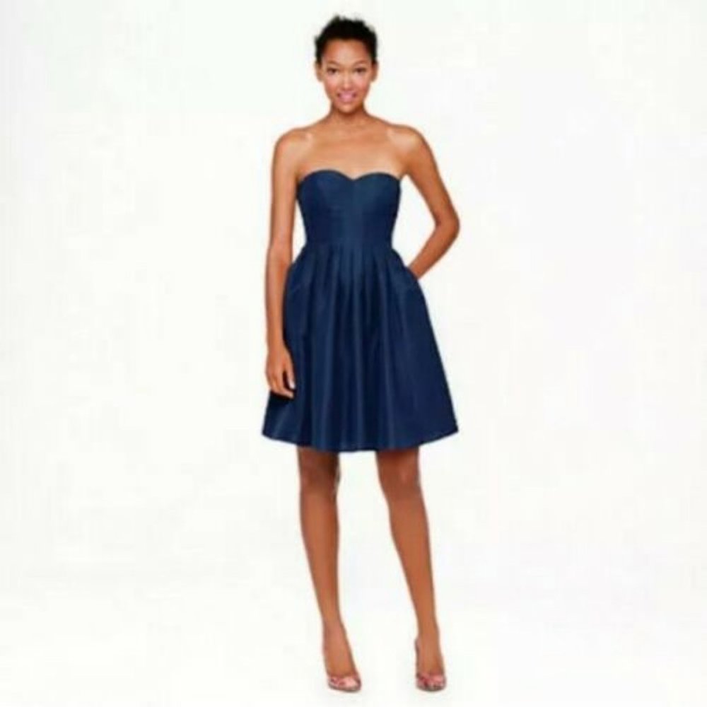 J.crew Xs 2 Marlie Strapless Sweetheart dress